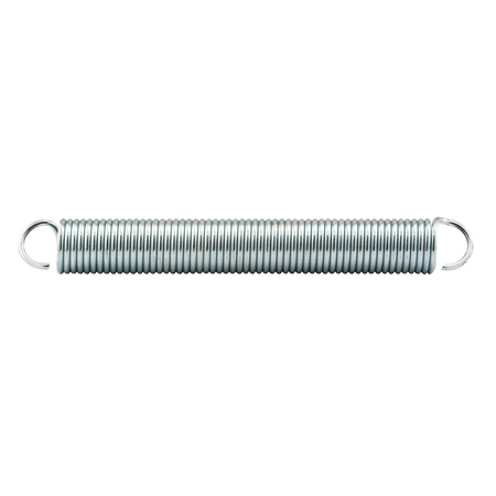 PRIME-LINE Extension Spring, 1-1/4 in. 10 in. x 0.148 in. Wire Diameter, Spring SP 9677